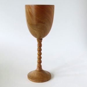 London plane goblet turned by Paul Hannaby creative woodturning