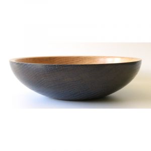 Coloured oak bowl turned by Paul Hannaby creative woodturning