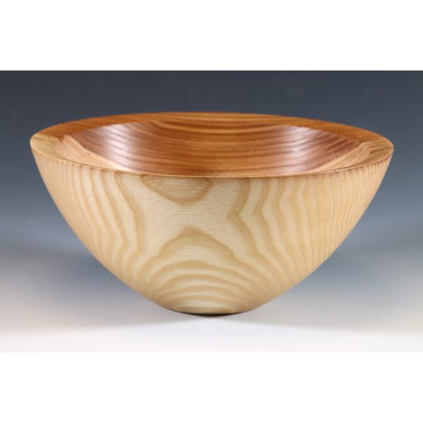 Ash salad bowl turned by Paul Hannaby Creative Woodturning