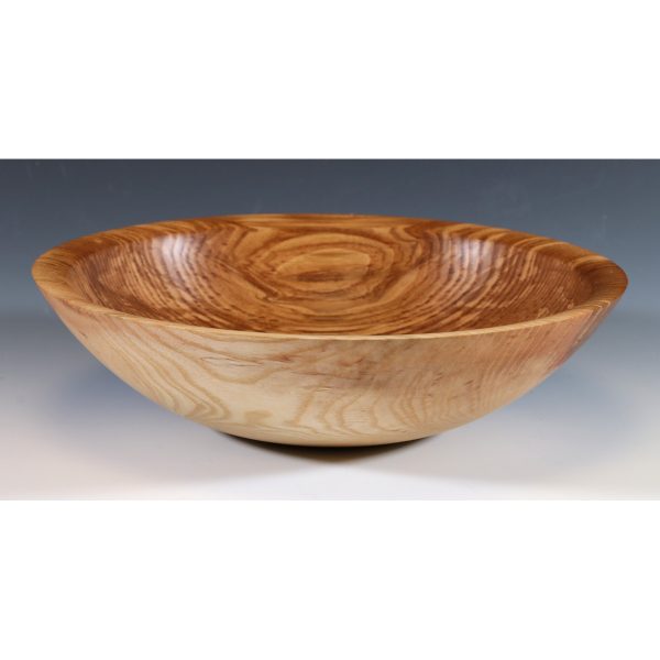 Olive ash salad bowl turned by Paul Hannaby Creative Woodturner