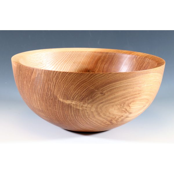 Olive ash salad bowl turned by Paul Hannaby Creative Woodturner