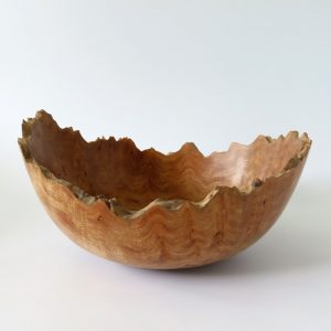 Burr elm bowl turned by Paul Hannaby creative woodturning