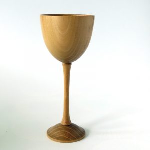 Robinia goblet turned by Paul Hannaby creative woodturning