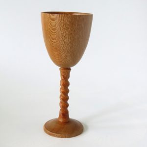 London plane goblet turned by Paul Hannaby creative woodturning