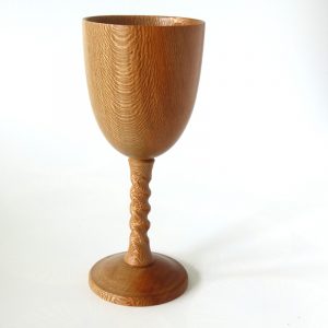 London plane goblet turned by Paul Hannaby creative woodturning