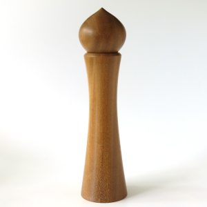Sapele peppermill turned by Paul Hannaby creative woodturning