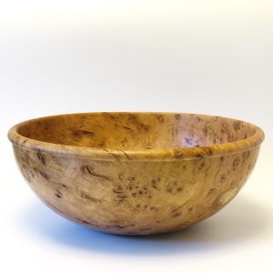 Burr oak bowl turned by Paul Hannaby creative woodturning