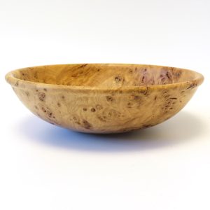Burr oak bowl turned by Paul Hannaby creative-woodturning