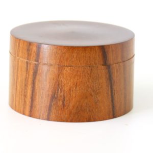 Teak box turned by Paul Hannaby creative woodturning