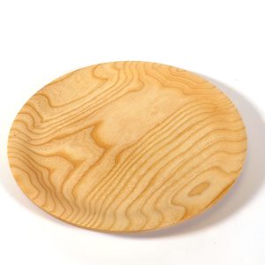 Ash plate turned by Paul Hannaby Creative Woodturning