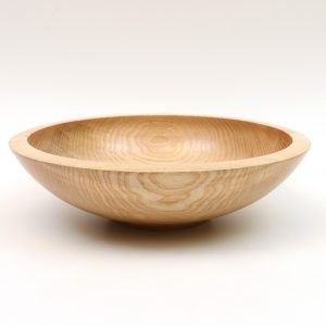 Ash salad bowl turned by Paul Hannaby creative woodturning