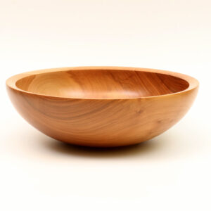 Cherry salad bowl turned by Paul Hannaby creative woodturning